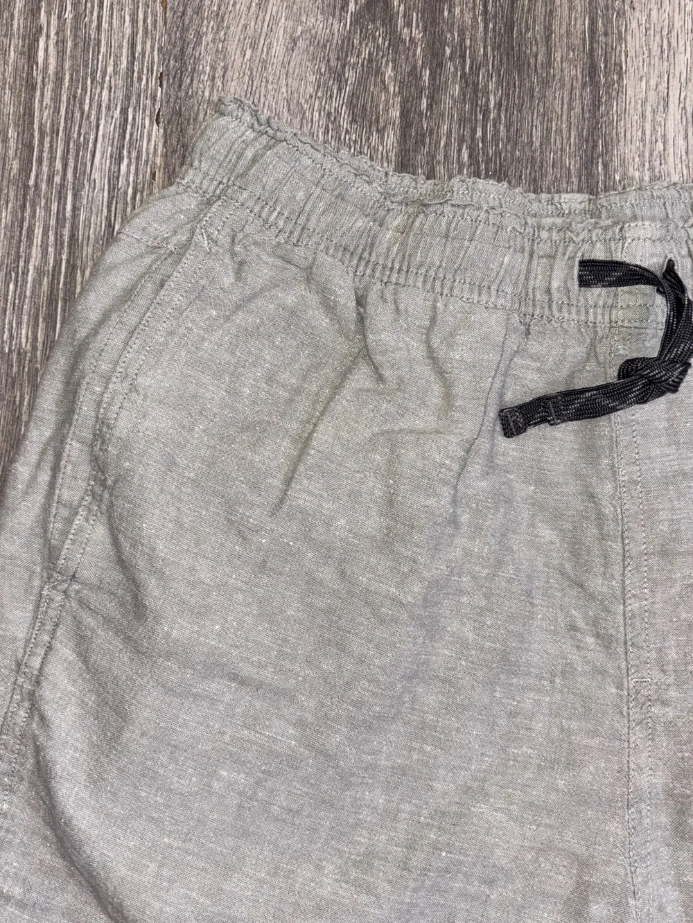 Patagonia Men's Heather Light Gray Elastic-Waist Drawstring Shorts